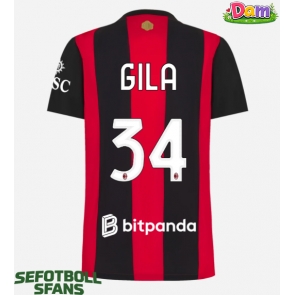 AC Milan Mario Gila #34 Hemmatröja Kvinnor 2026-27 Kortärmad